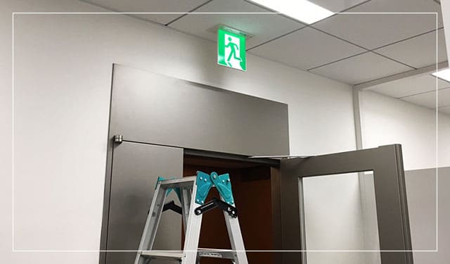 消防設備施工画像